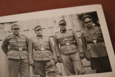 drei Fotos - Soldaten der SS - Totenkopf  , Verfügungstruppe